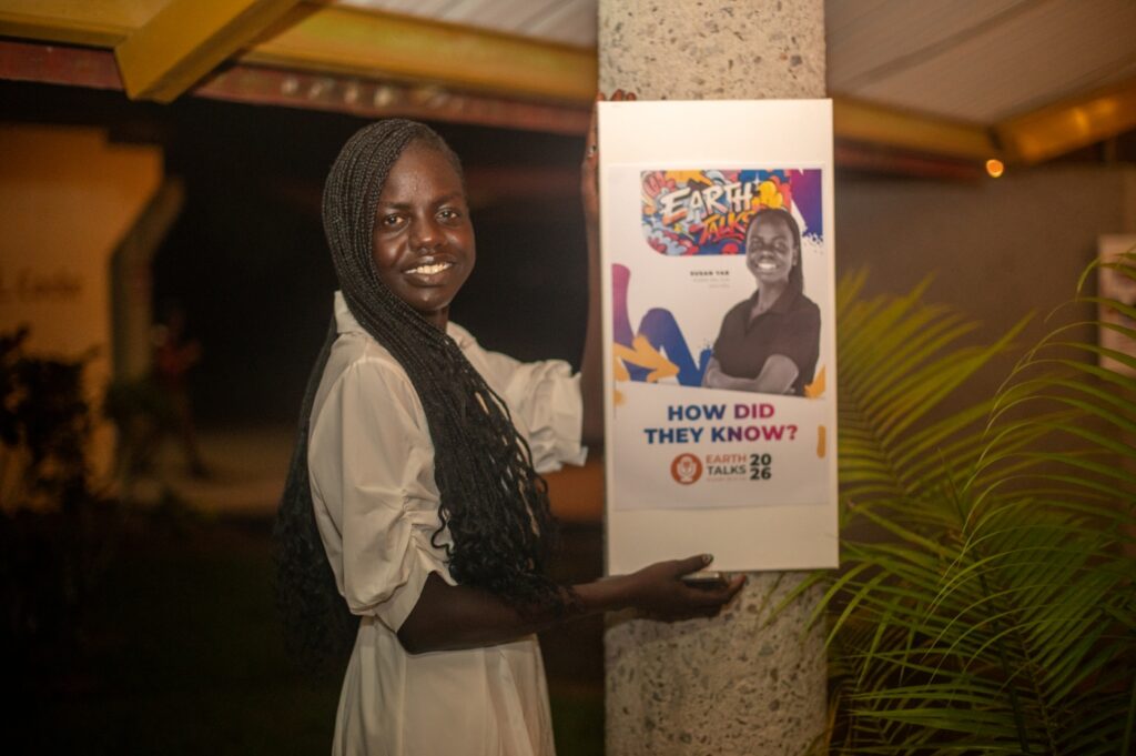 Susan Yar Deng, estudiante de segundo año de Sudán del Sur, señaló la importancia de tener la curiosidad para hacer preguntas.